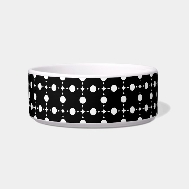 Écuelle Pois blancs, Motif à points Polka, points, pointil (Devant)