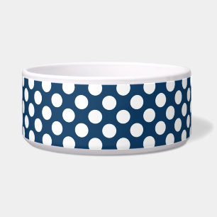 Écuelle Pois Bleus de la Marine, Motif à points Polka, poi