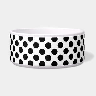 Écuelle Pois, Motif Polka Dot, noir et blanc
