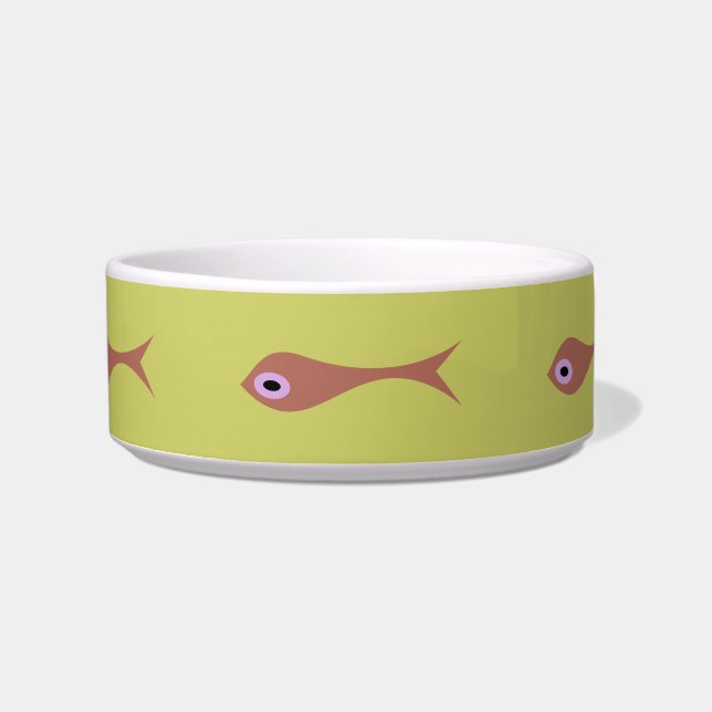 Écuelle Poisson aux yeux pourpres Cat Bowl (Devant)