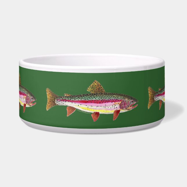 Écuelle Poisson de truite arc-en-ciel (Devant)