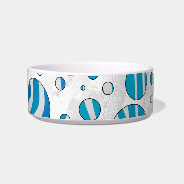 Écuelle Polka blanc et bleu Zebra (Droite)