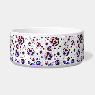 Écuelle Polka noire et rose de Dalmatie Imprimer