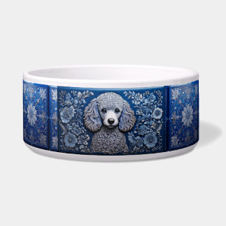 Écuelle Poodle en boîte bleue