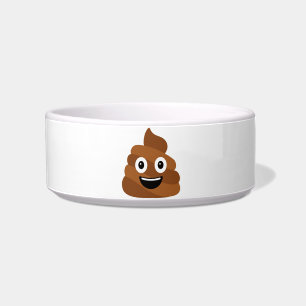 Écuelle Poop Emoji Pet Bowl