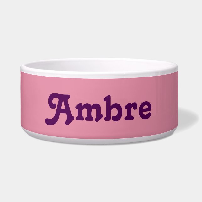 Écuelle pour chien Ambre (Devant)