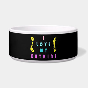 Écuelle Pour le chat avec amour