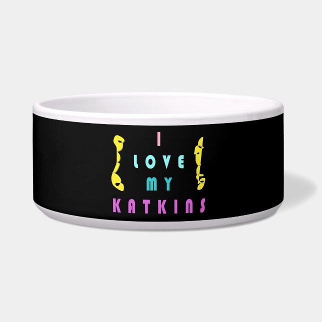 Écuelle Pour le chat avec amour (Devant)