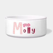princesse Molly - chiens et chats bol personnalisé