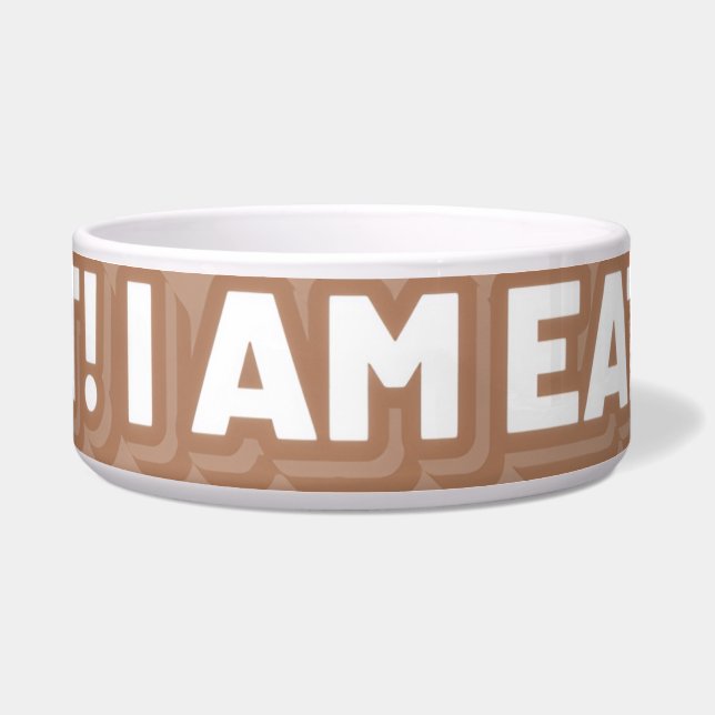 Écuelle Quiet! I am eating! (Devant)