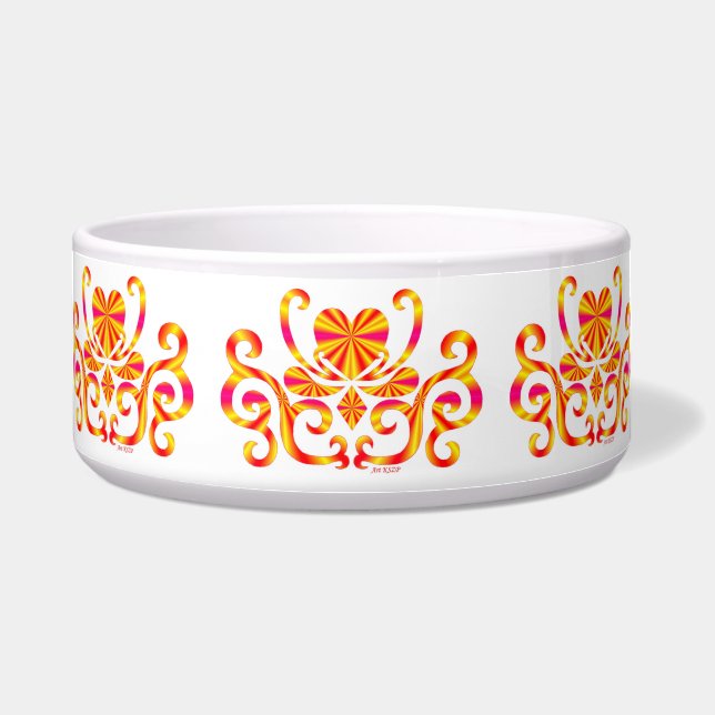 Écuelle Rainbow Heart et Lily (Devant)