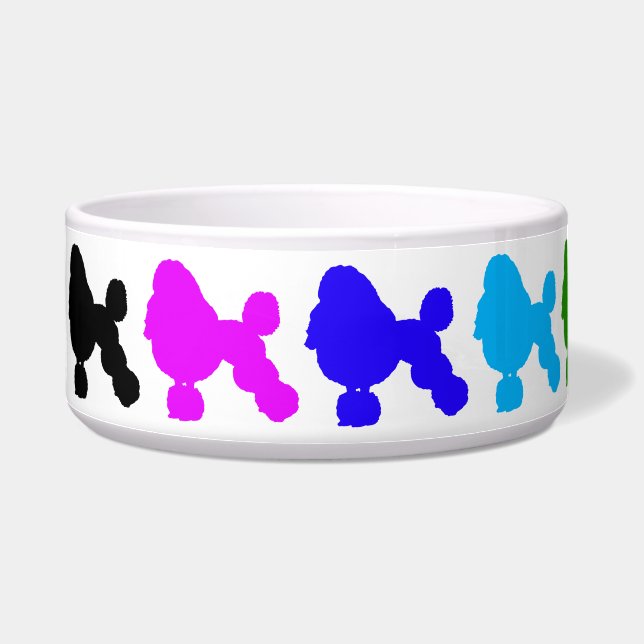 Écuelle Rainbow Poodles Pet Bowl (Gauche)