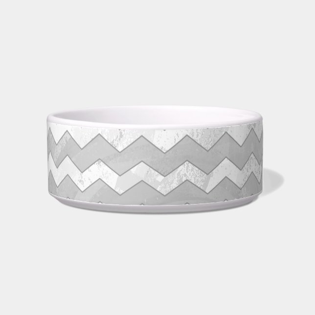 Écuelle Rainy Sky Grey Chevron Motif (Droite)