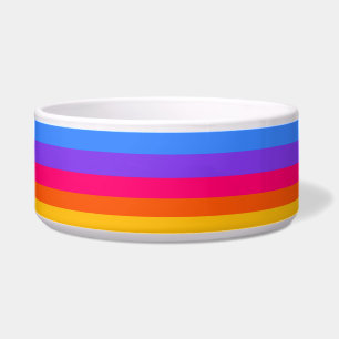 Écuelle Rayures arc-en-ciel