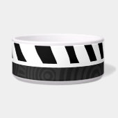 Écuelle Rayures noires et blanches de zèbre (Droite)