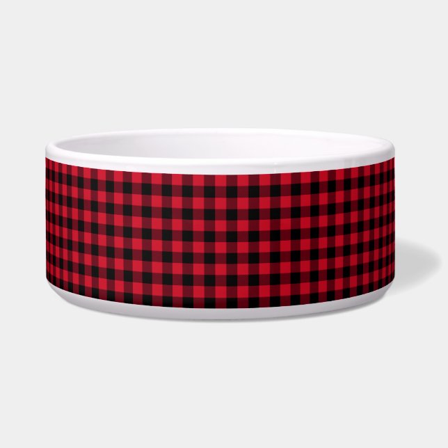 Écuelle Red Buffalo Plaid, Red Flannel (Devant)