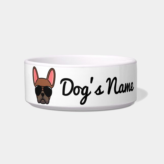 Écuelle Red Fawn French Bulldog Bowl (Devant)