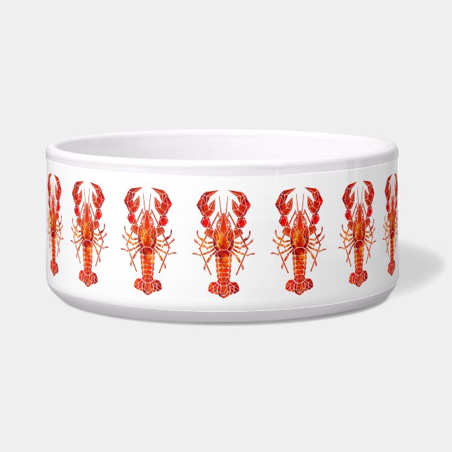 Écuelle Red polygonal lobster (Devant)