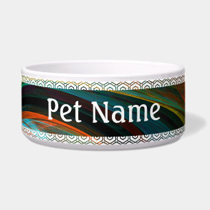 Écuelle Renaissance Abstrait Art Dog Bowl
