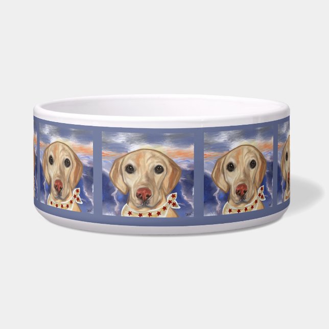 Écuelle Retriever du Labrador    (Devant)