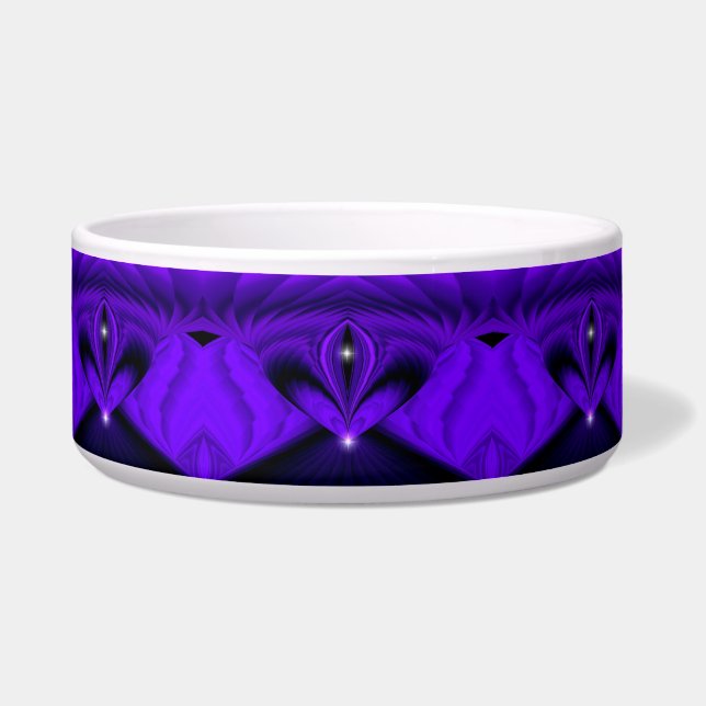 Écuelle Rêves de fleurs violettes, deux étoiles (Devant)