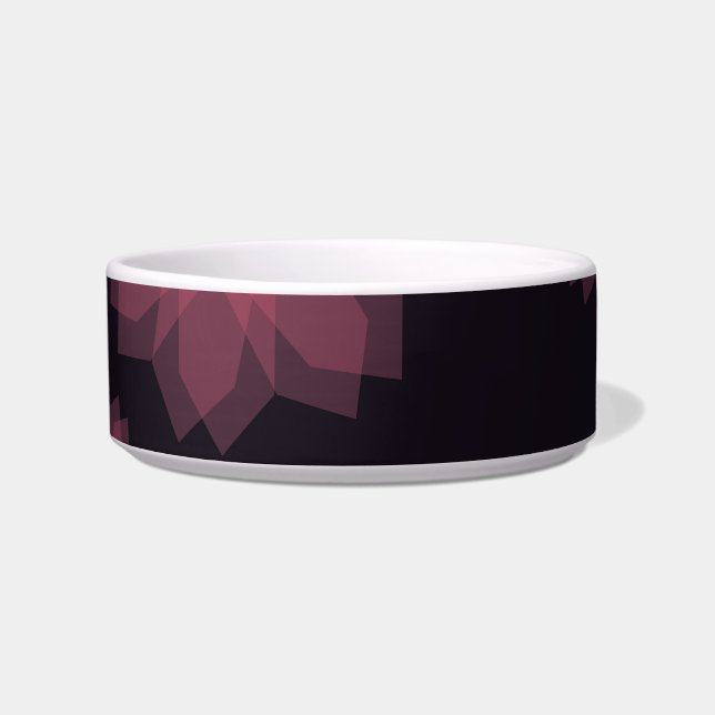 Écuelle Rose, cool, tendance, abstraction de fleurs modern (Devant)