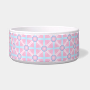 Écuelle Rose mignon, violet et bleu clair Motif