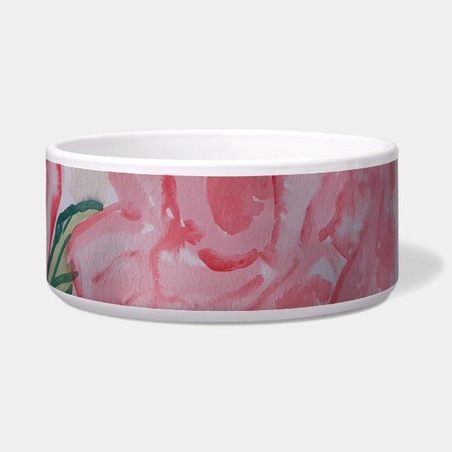 Écuelle Roses d'été Abstraits céramique poêle Bowl (Devant)