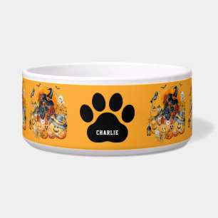 Écuelle Saison éffrayante Boxer Halloween Citrouille Custo
