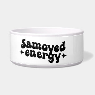 Écuelle Samoyed Energy Ceramic Dog Bowl