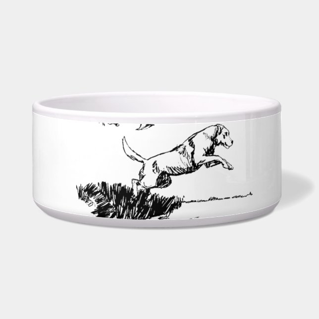 Écuelle Scène De Chasse Aux Retriever (Droite)