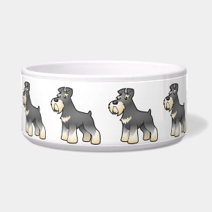 Écuelle Schnauzer géant/standard/miniature de bande