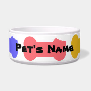 Écuelle Série Os à mâcher - Chien Bowl personnalisé 3