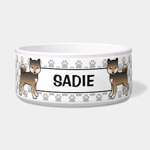 Écuelle Shiba Inu aux graines de sésame Chien mignon avec 
