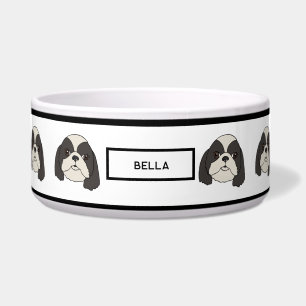 Écuelle Shih Tzu - Lhasa apso - Custom Name Bowl for Dogs