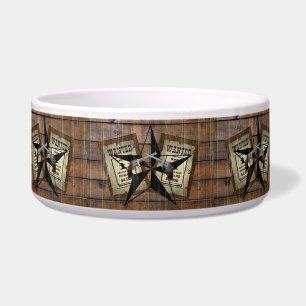 Écuelle SIGNE Recherché Rustique Texas Star Western Double