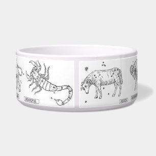 Écuelle Signes astrologiques Pet Bowl