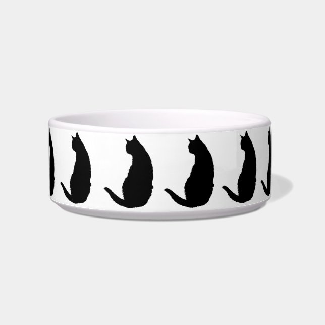 Écuelle Silhouettes de chat (Devant)