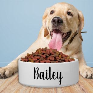 Écuelle Simple Dog Personalized Pet Food Water Ceramic