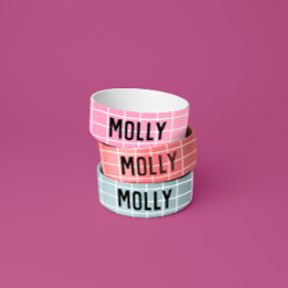 Écuelle Simple Graphique Moderne Rose Clair à Carreaux Fém