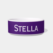 Simple moderne minimaliste violet blanc animal de 