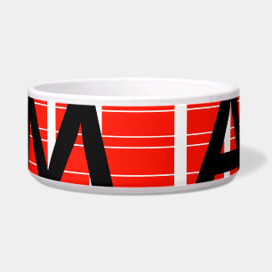 Écuelle Simple monogramme ajouter votre nom lettre man min