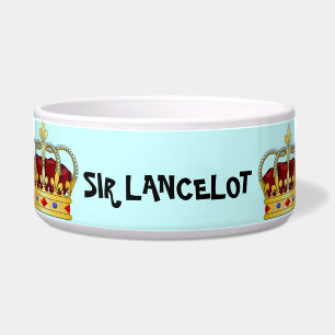 ÉCUELLE SIR LANCELOT CHIEN BOWL - COURONNE - ANGLAIS HERO