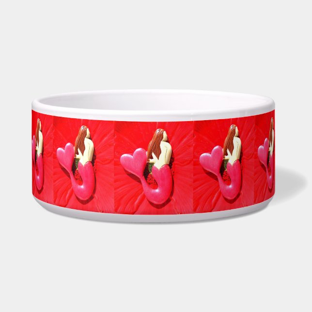 Écuelle sirène à queue rouge (Devant)