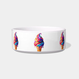 Écuelle SlipperyJoe's vibrante crème glacée cone classique