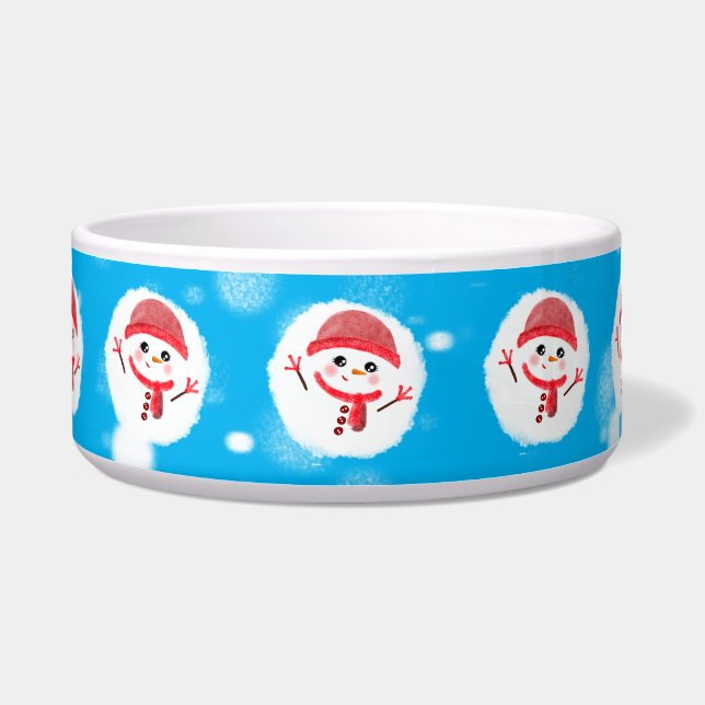 Écuelle Snowball et Snowman Blue 2 (Devant)