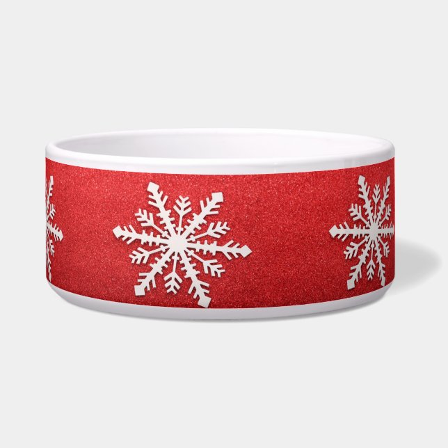 Écuelle Snowflakes Pet Bowl (Devant)