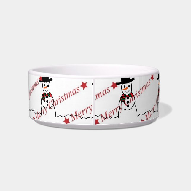 Écuelle Snowman Pet Bowl (Dos)