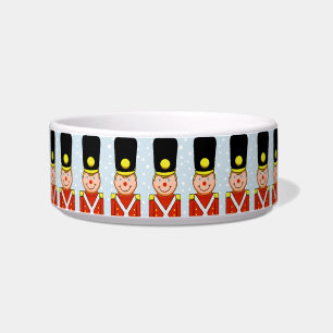 Écuelle Soldats de Noël classiques Céramique Pet Bowl