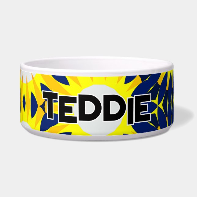 Écuelle Soleil Jaune et la Marine Tournesol Vibrant (Devant)